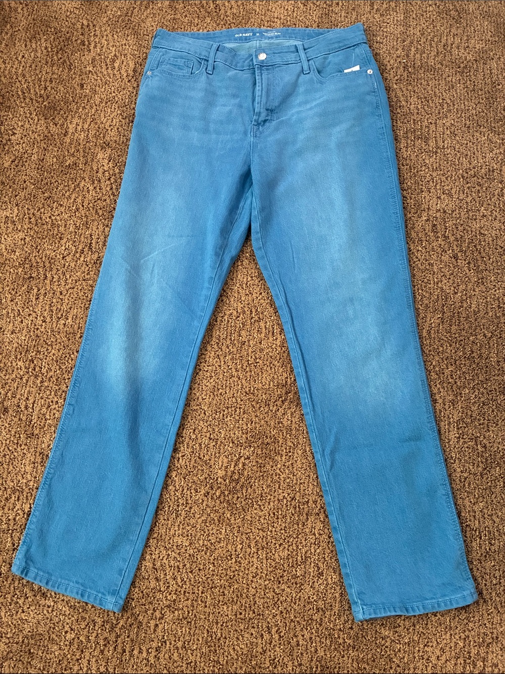 Slim Straight Jeans in Blue